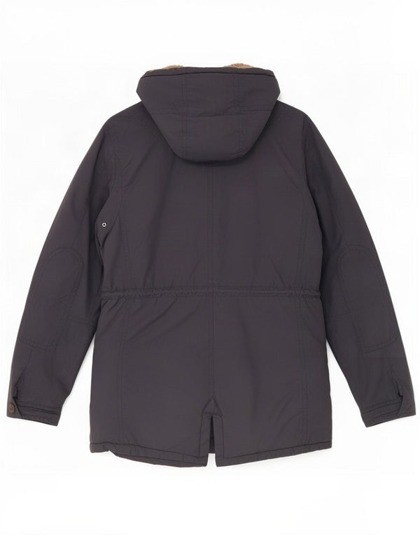 Jachetă parka Benetton pentru femei UK 14 Medium Bleumarin