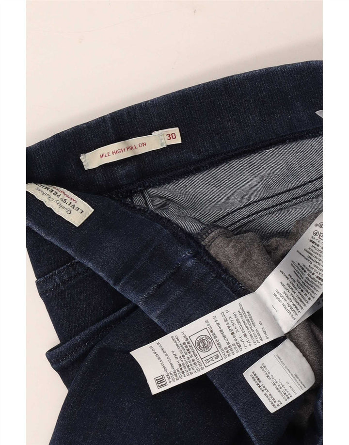 Blugi jegging Levi's pentru femei W30 L26 bumbac bleumarin