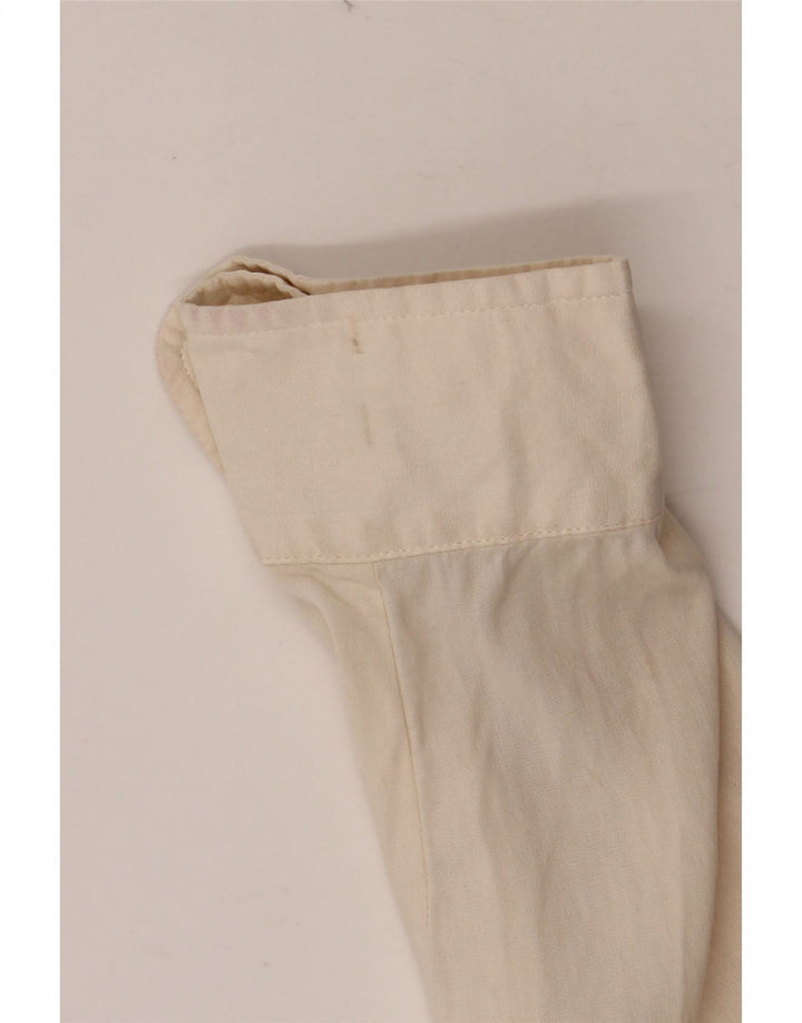 Cămașă supradimensionată pentru femei ORVIS UK 18/20 XL din mătase alb