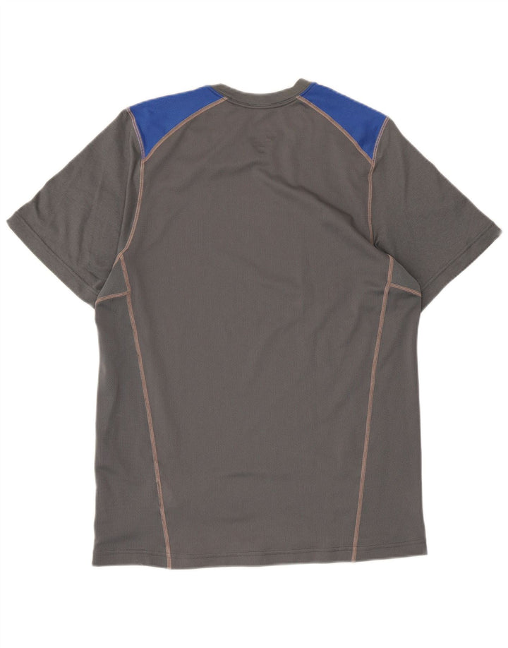 Tricou Nike Dri Fit pentru bărbați Top mic, gri, poliester color bloc