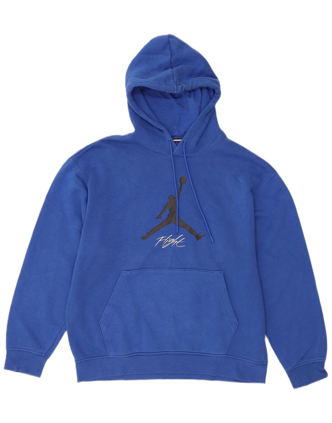 Jumper Jordan pentru bărbați cu capota, mare, albastru, bumbac