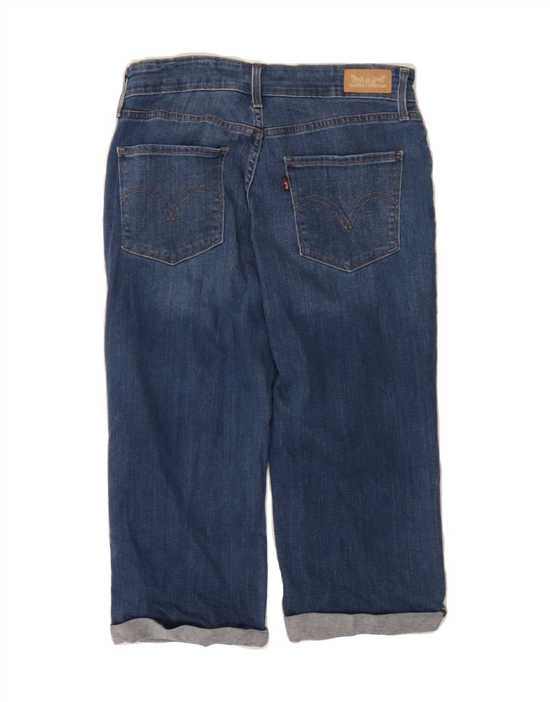 LEVI'S Womens Capri Jeans W28 L17 Blue Cotton Vintage Levi's and Second-Hand Levi's from Messina Hembry 