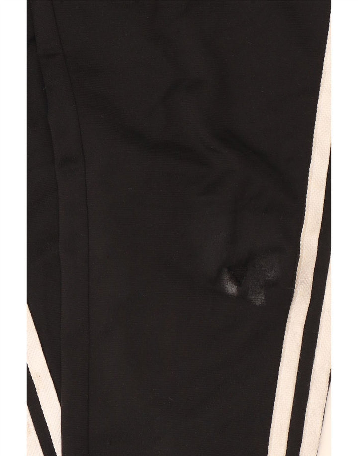 Pantaloni de trening Adidas baieti Joggeri 9-10 ani poliester negru