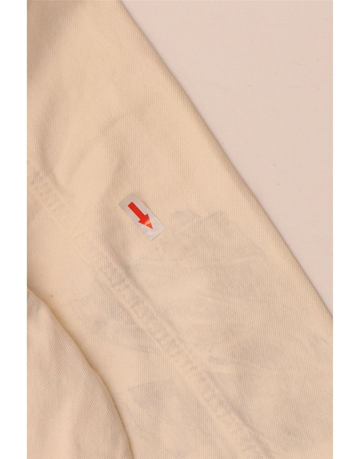 Marks & Spencer jachetă de denim crop pentru femei UK 16 mare bumbac alb