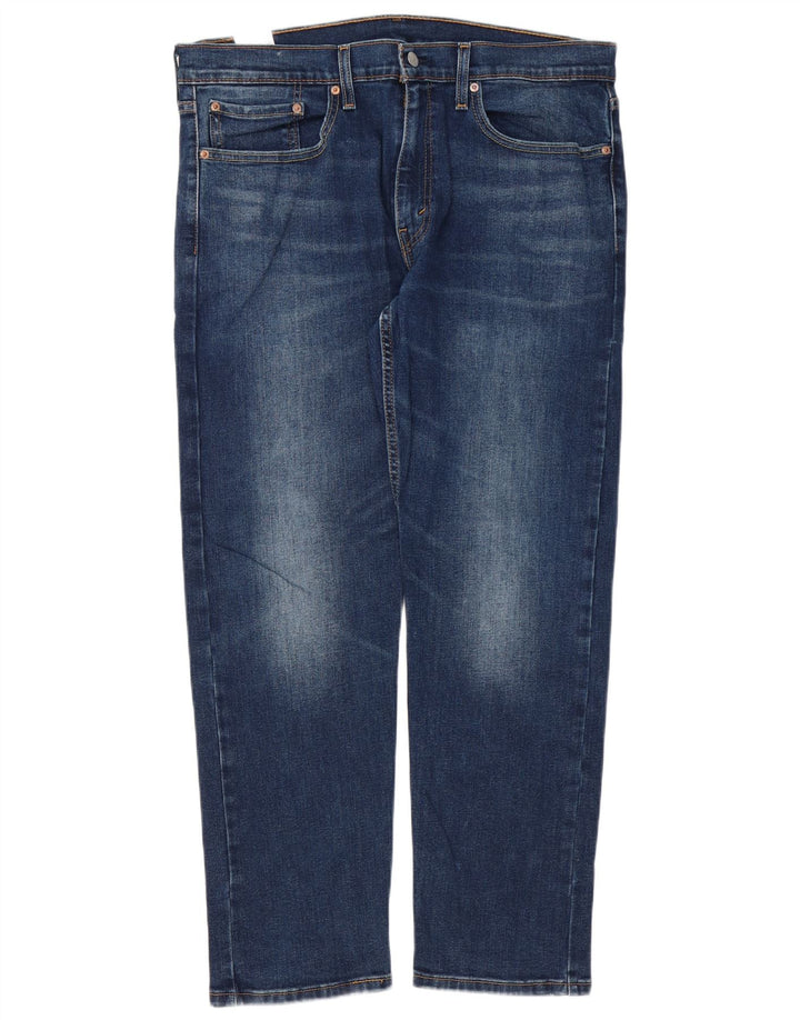 Levi's 502 Regular Tapered Jeans 36 L30 Blue Bumbac