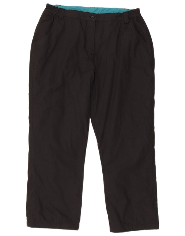 Mountain Warehouse Pantaloni Windbreaker pentru femei UK 14 Large W32 L28 Black