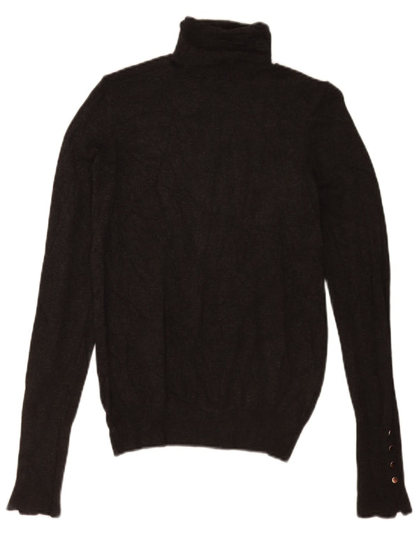 Pulover pentru femei cu gât rulat Zara UK 8 mic, gri, viscoză