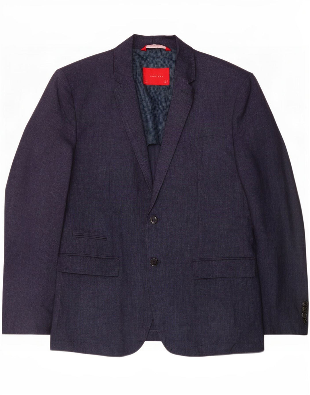 Blazer pentru bărbați Zara cu 2 nasturi EU 54 XL Bleumarin