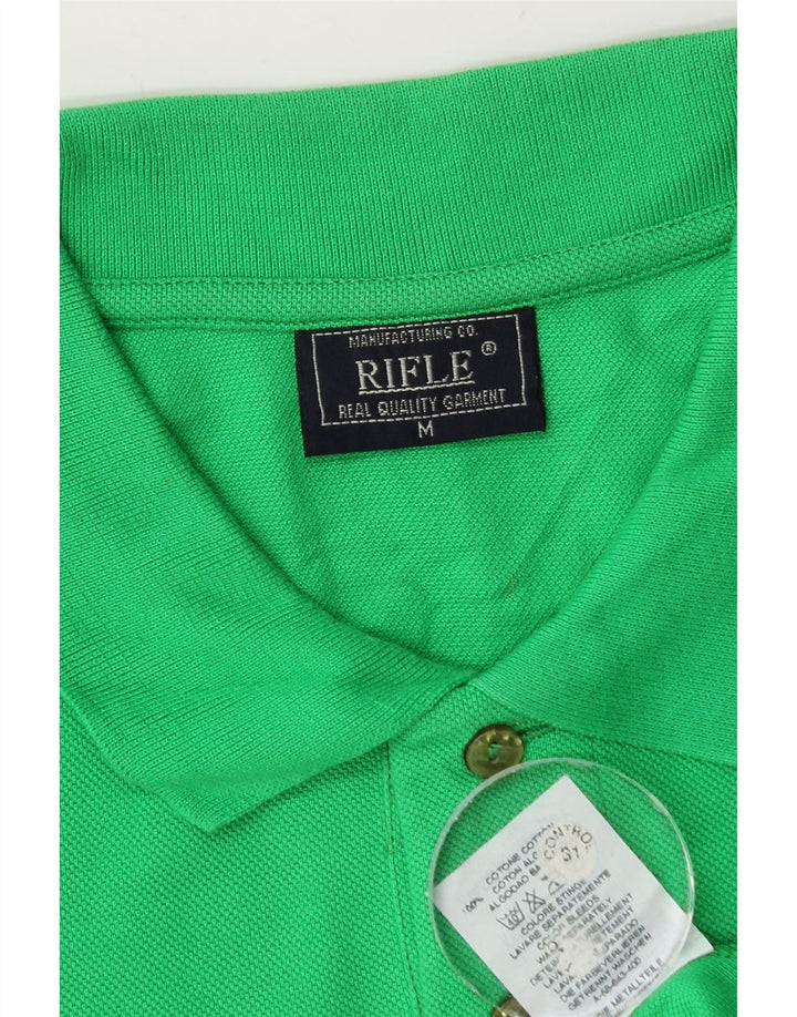 Tricou polo Rifle pentru bărbați, bumbac verde mediu