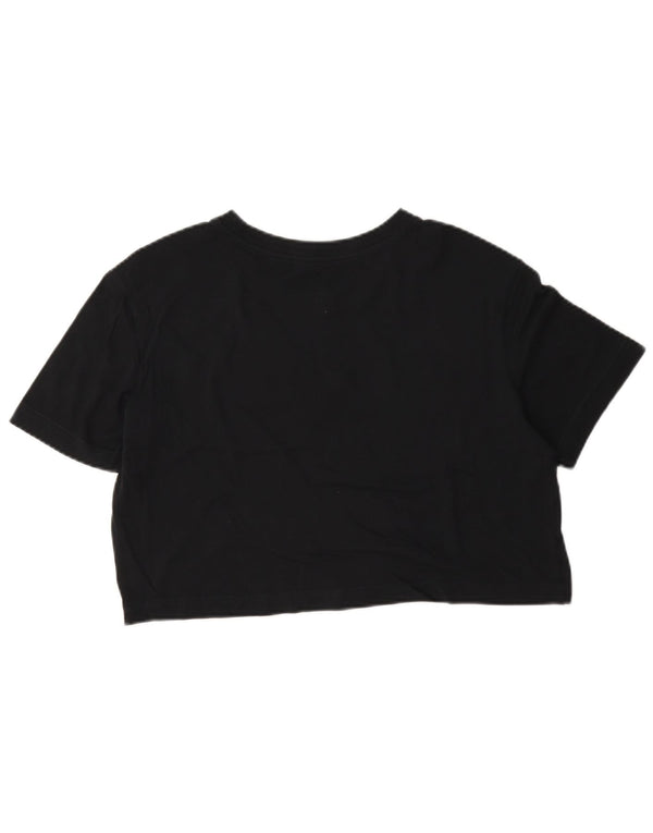Tricou grafic Nike Crop Loose Fit Top UK 6 XS Negru