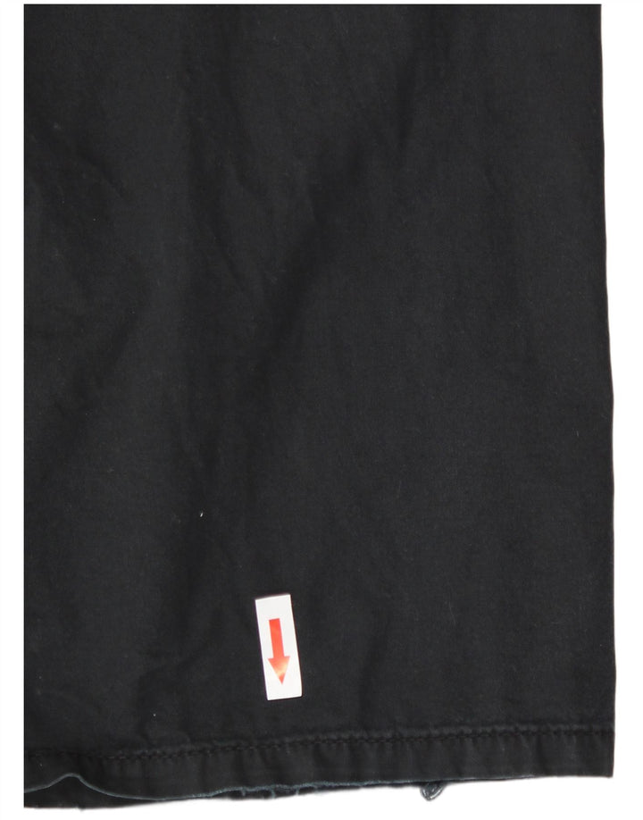 Armani Exchange Pantaloni casual drepti pentru bărbați W32 L30 bumbac negru