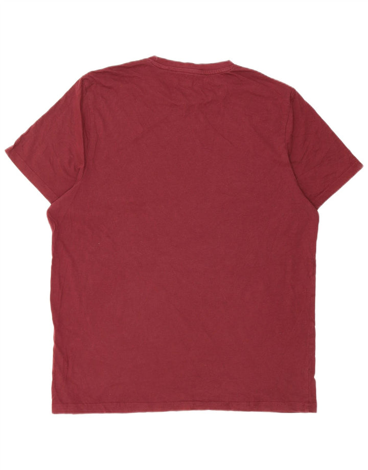 JACK WILLS Tricou cu croiala clasică pentru bărbați Top Large Maroon