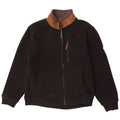 Jachetă fleece pentru bărbați Atlas pentru bărbați, mare, negru, poliester color bloc