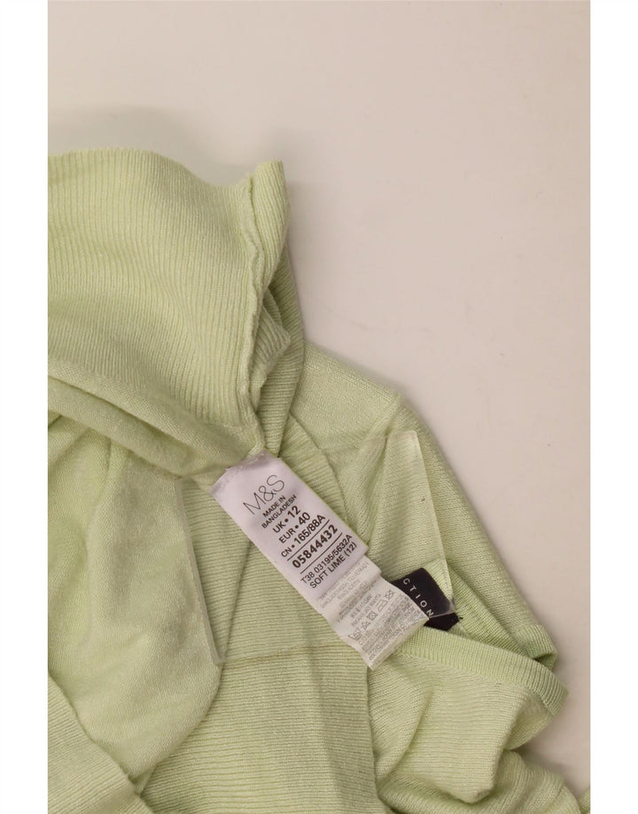 Pulover cardigan pentru femei Marks & Spencer UK 12 Medium Green Viscose