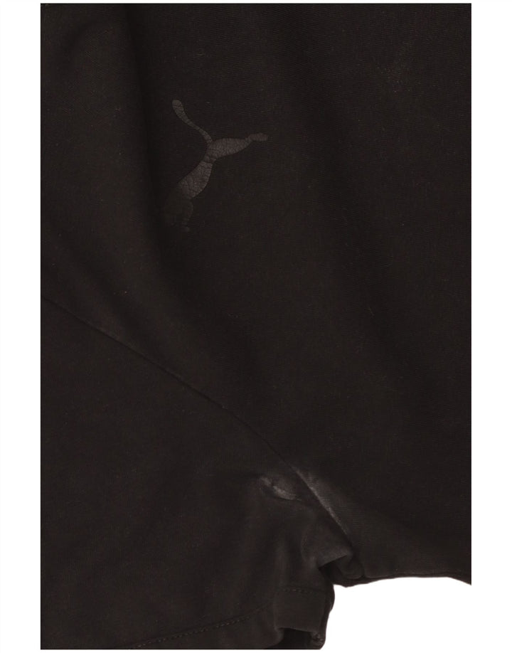 Tricou PUMA BVB Dortmund pentru bărbați Top mare din bumbac negru