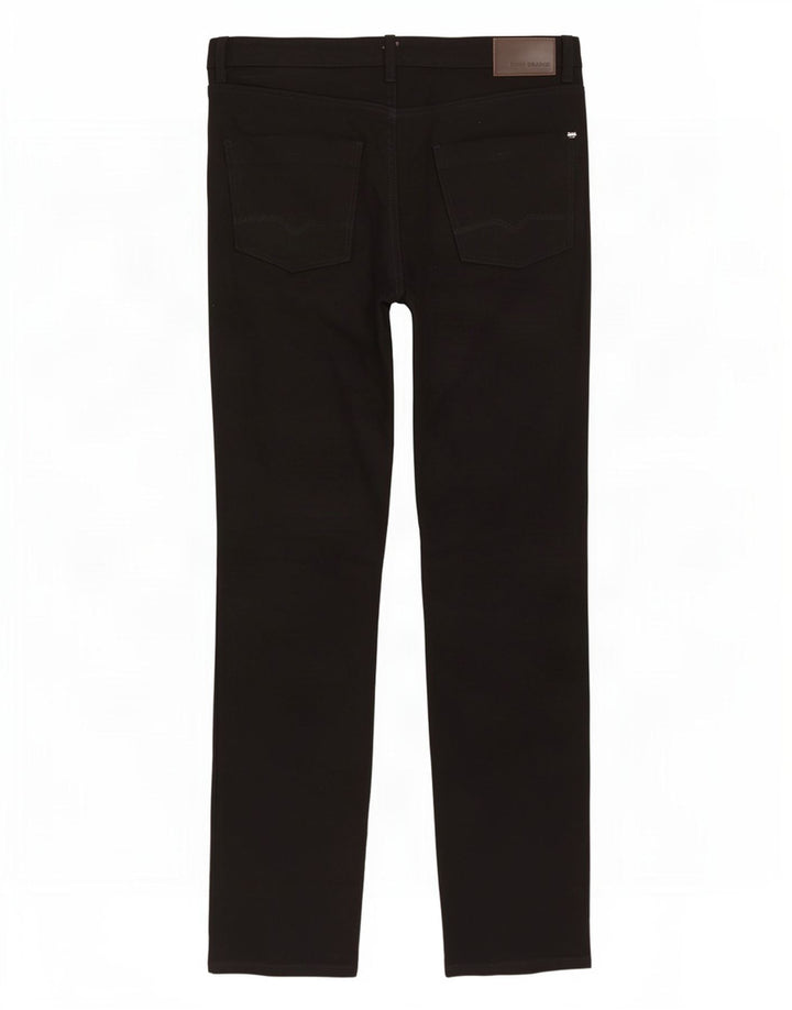 Blugi slim pentru bărbați Hugo Boss W36 L36 bumbac negru