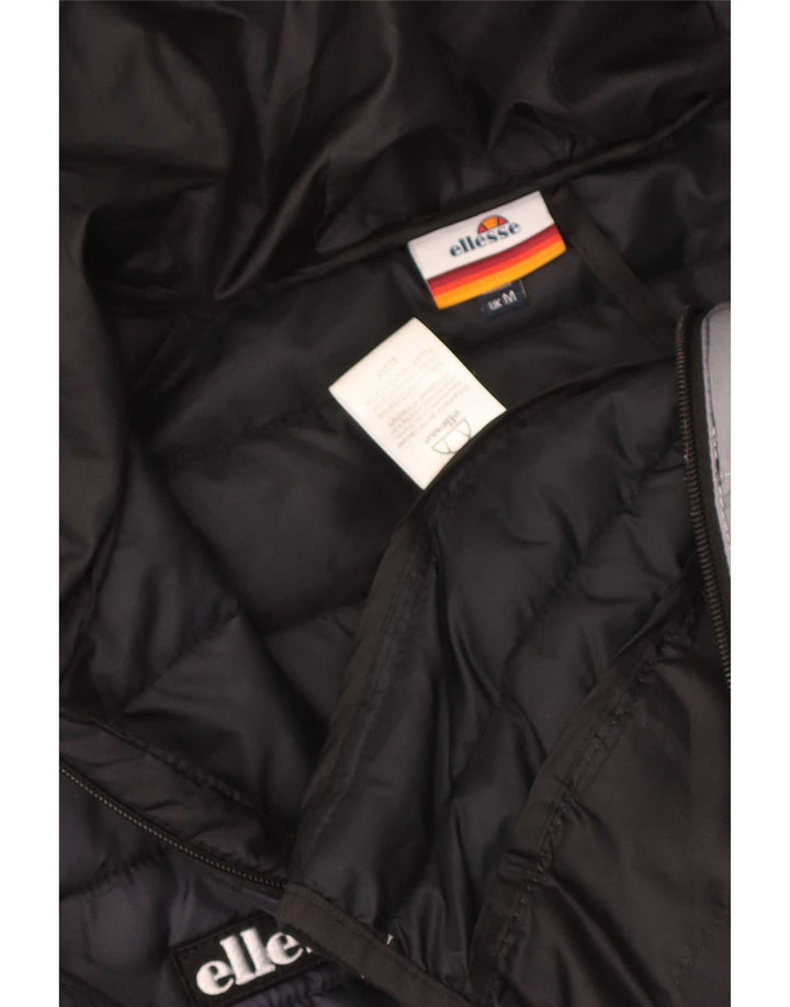 Jachetă căptușită cu glugă pentru femei Ellesse UK 14 Medium Bleumarin Colorblock