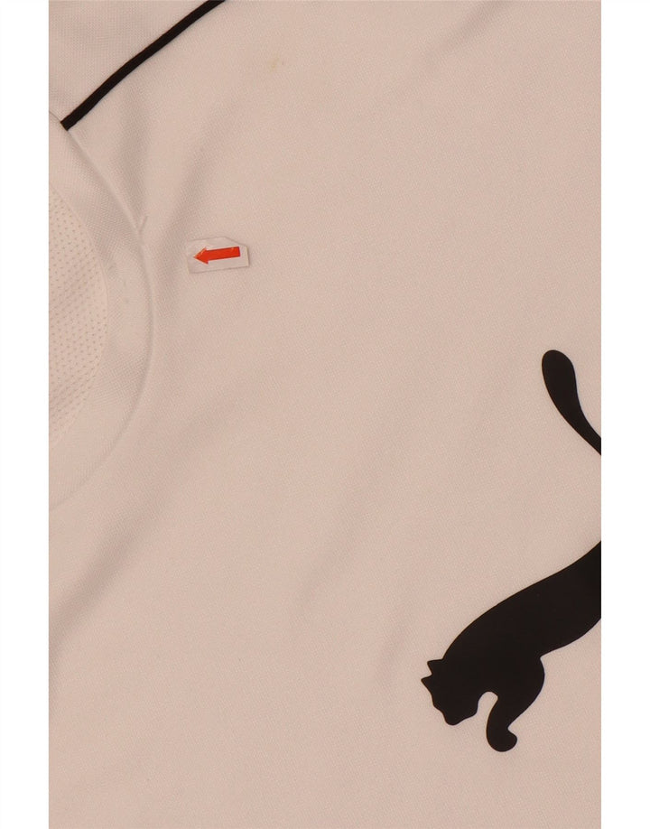 Tricou grafic Puma pentru bărbați Top Medium Alb Poliester