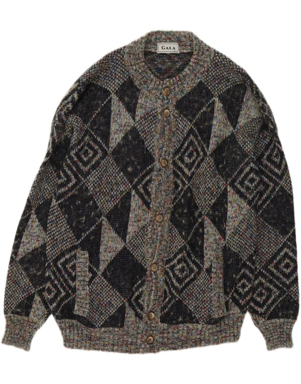 Pulover Cardigan pentru Barbati Gala XL Gri Geometric