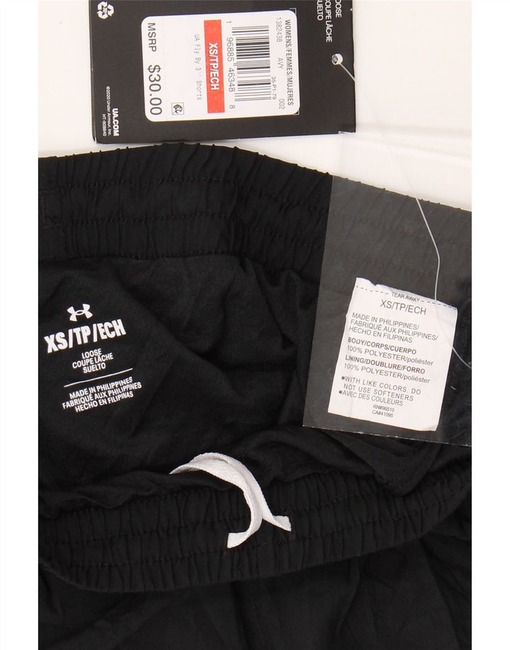 Pantaloni scurti sport pentru femei UNDER ARMOUR Marea Britanie 4 XS Negru