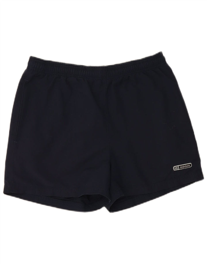 Pantaloni scurți sport Adidas pentru bărbați, poliester mediu bleumarin