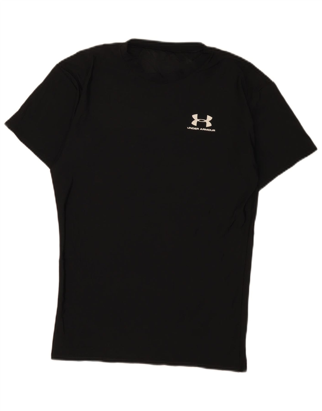 Tricou Under Armour pentru bărbați Top mic din bumbac negru