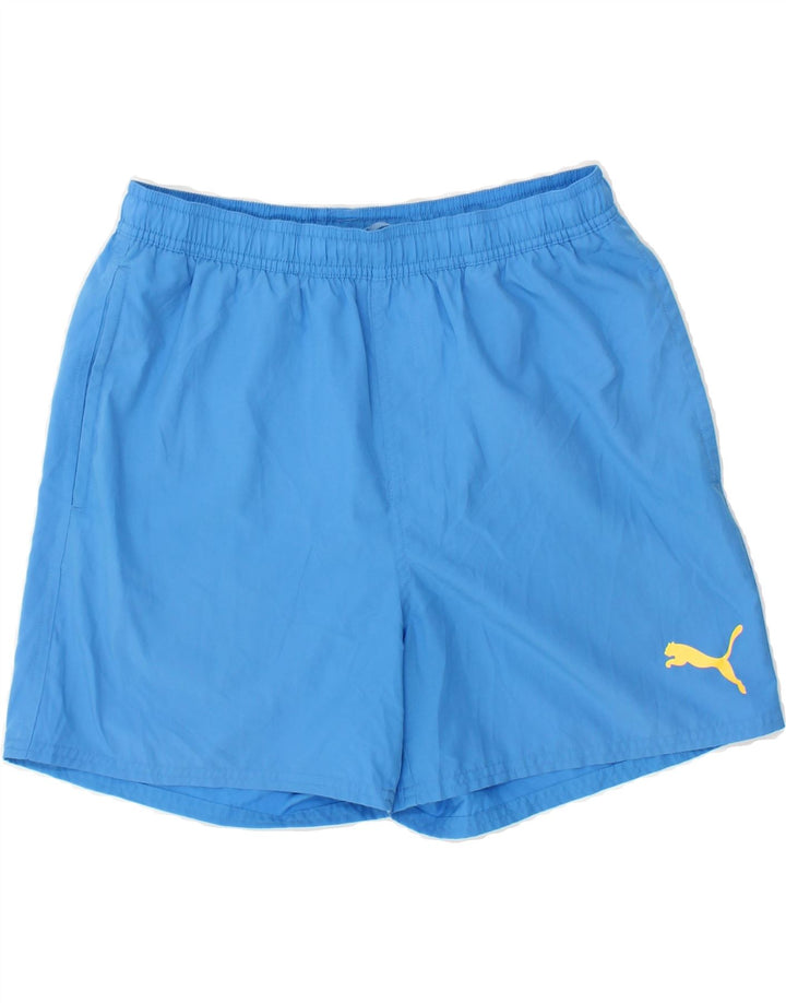 PUMA Mens Sport Shorts Small Blue Polyester Vintage Puma and Second-Hand Puma from Messina Hembry 