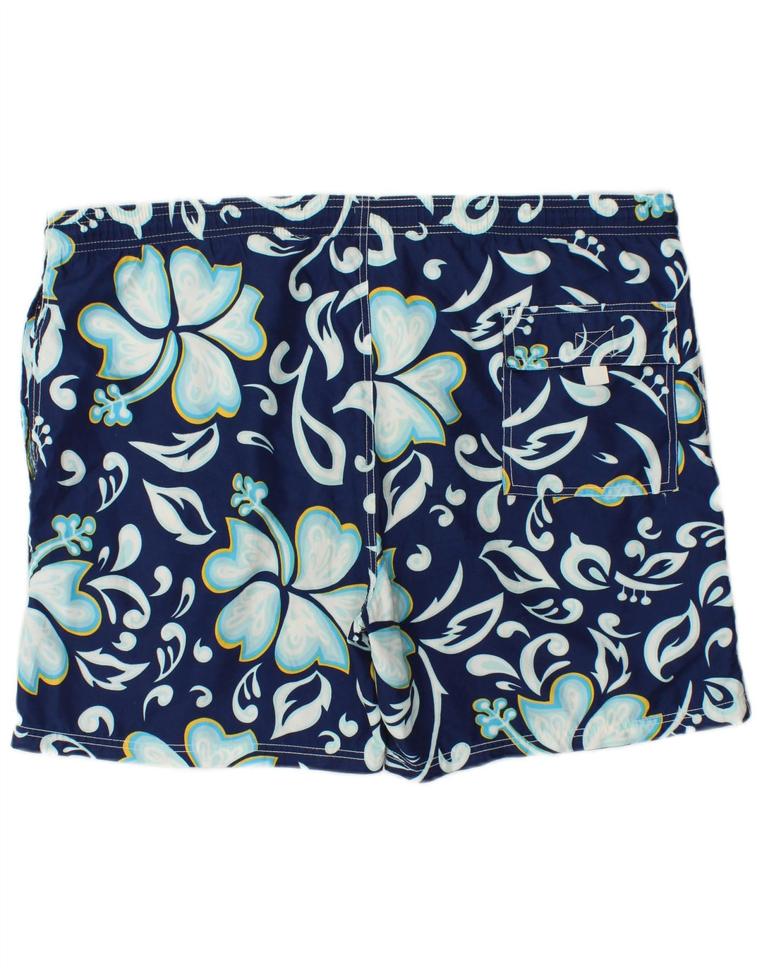 Pantaloni scurți de înot FILA pentru bărbați IT 52 XL Bumbac Floral Albastru Marin