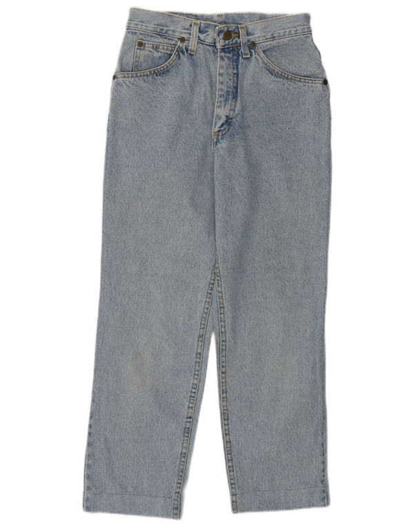 Blugi Lee pentru femei, crop cu talie înaltă, US 14 Large W28 L26 Blue Bumbac