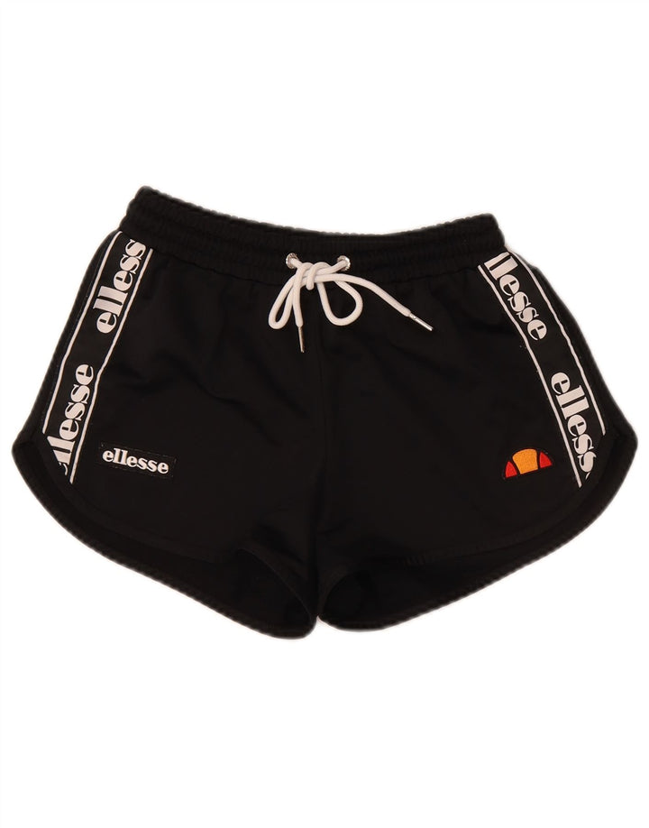 Pantaloni scurti sport grafic Ellesse pentru femei UK 8 Small Black