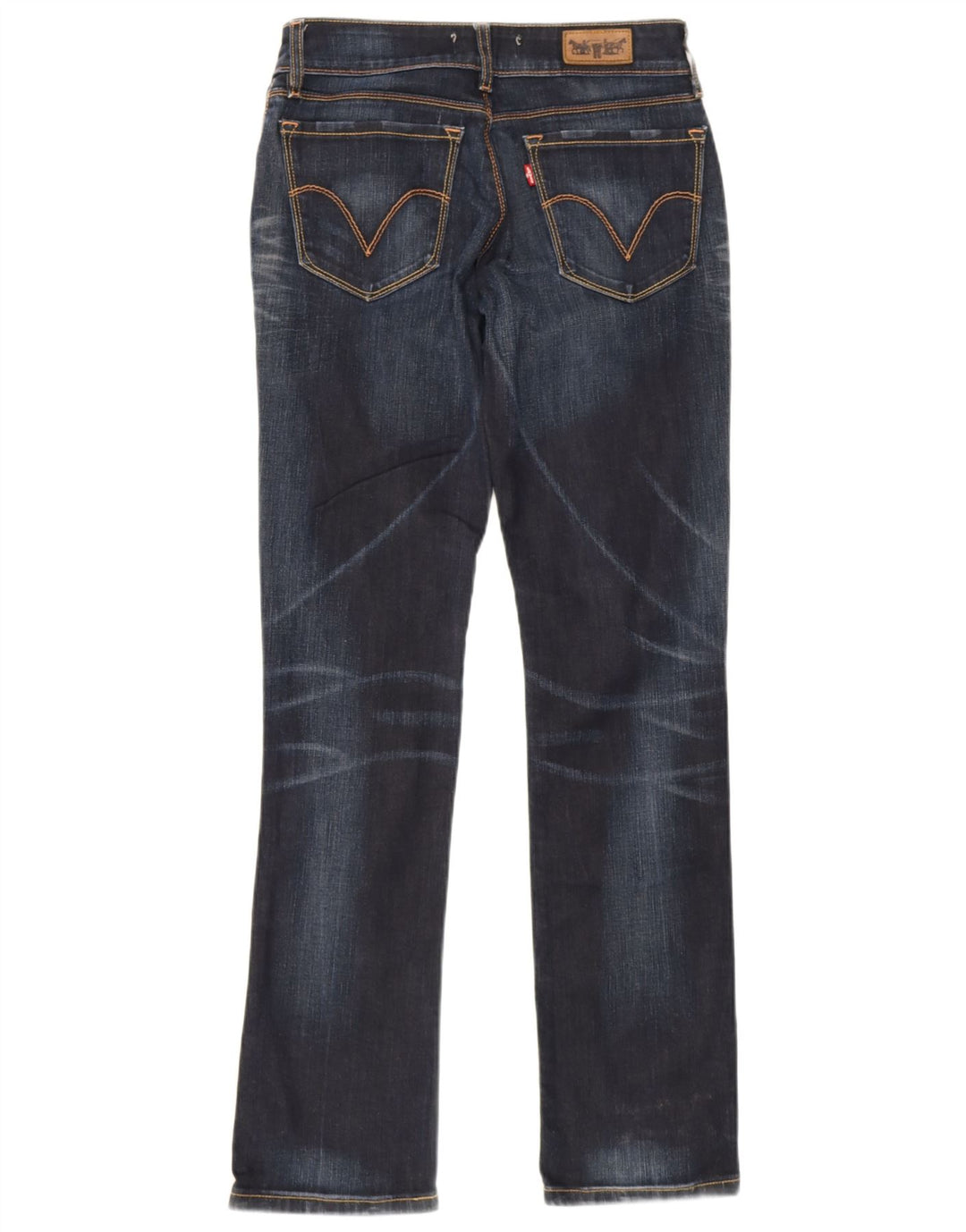 Blugi drepti pentru femei Levi's 470 W30 L33 bleumarin