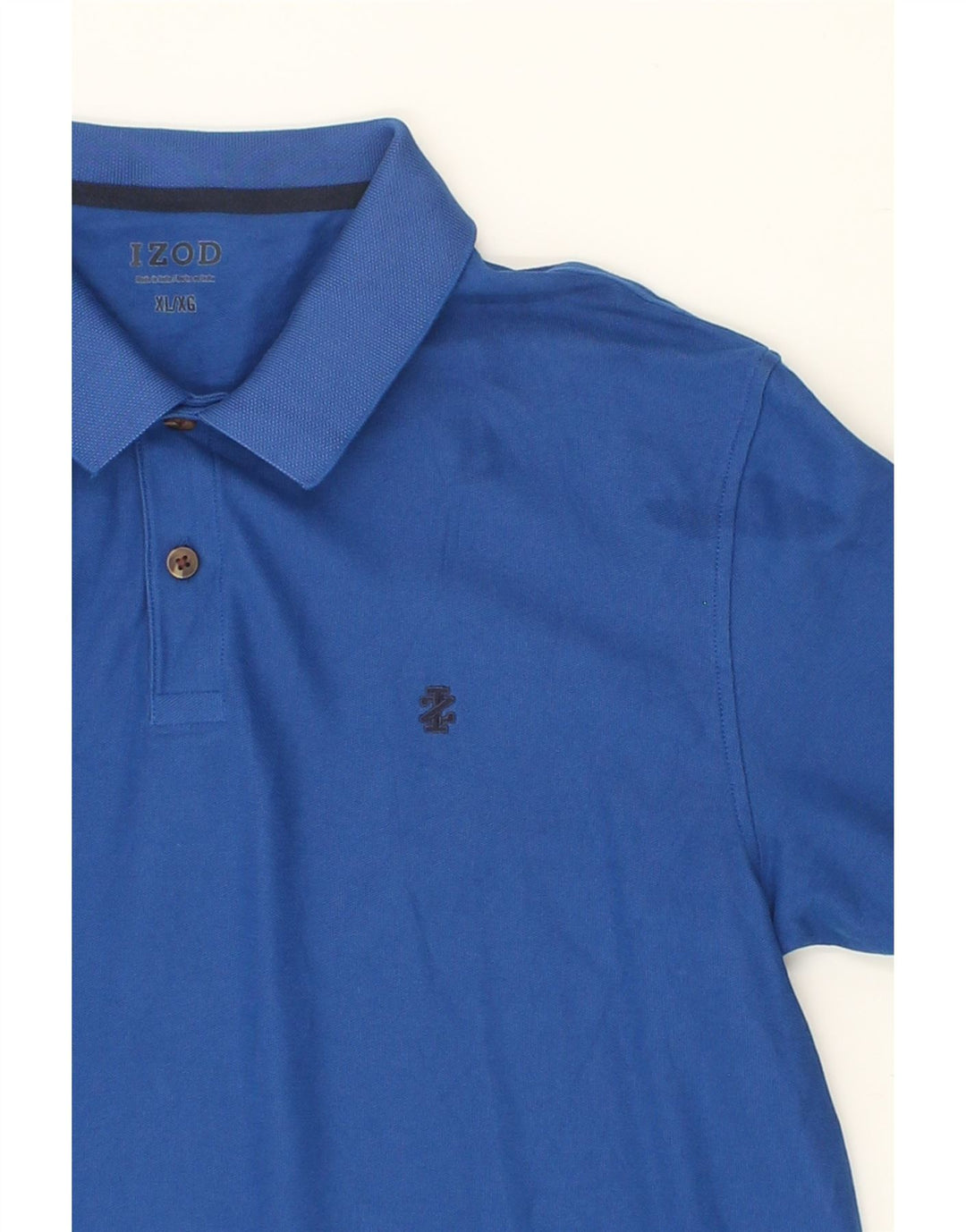 IZOD Mens Polo Shirt XL Blue Cotton Vintage Izod and Second-Hand Izod from Messina Hembry 