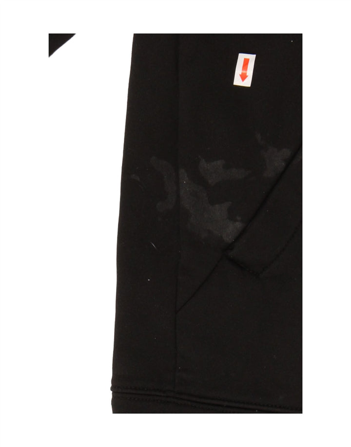 Pulover pentru bărbați The North Face, cu fermoar și gât, poliester mare, negru