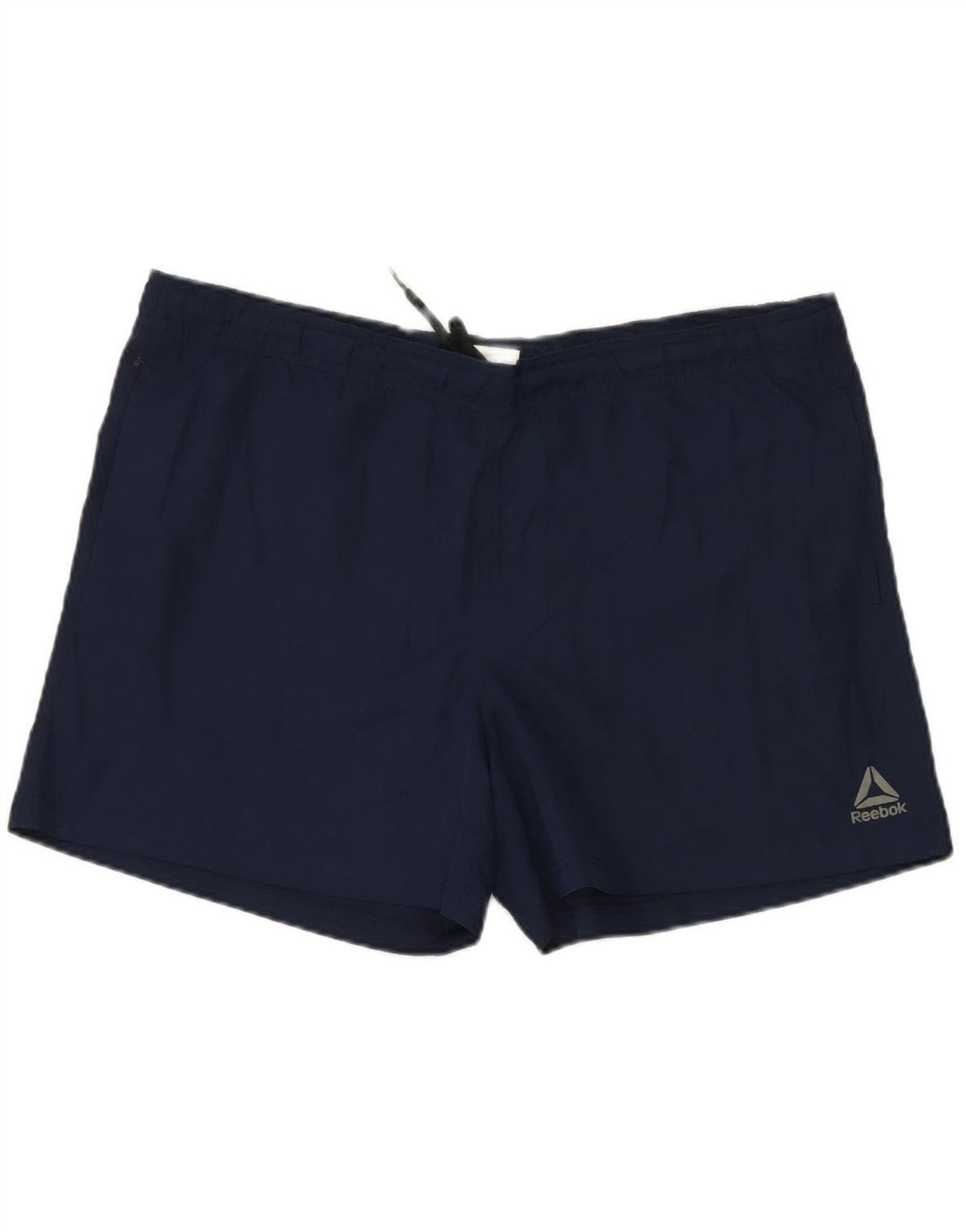 REEBOK Mens Sport Shorts Large Navy Blue Polyester