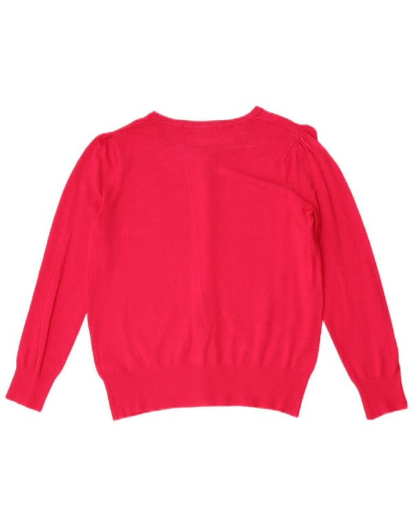 Pulover cardigan pentru femei Marks & Spencer UK 10 mic roz viscoză