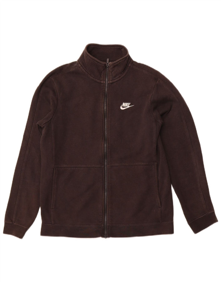 Jachetă de trening pentru bărbați NIKE, bumbac negru mic