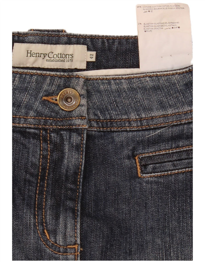 Fusta de blugi pentru femei Henry Cottons IT 42 Medium W30 Bumbac albastru