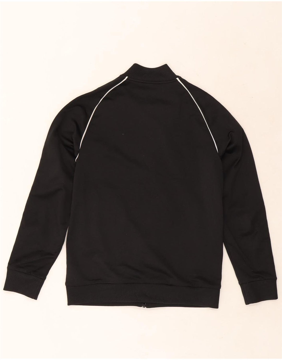 Jachetă de trening pentru băieți Adidas 11-12 ani, poliester negru