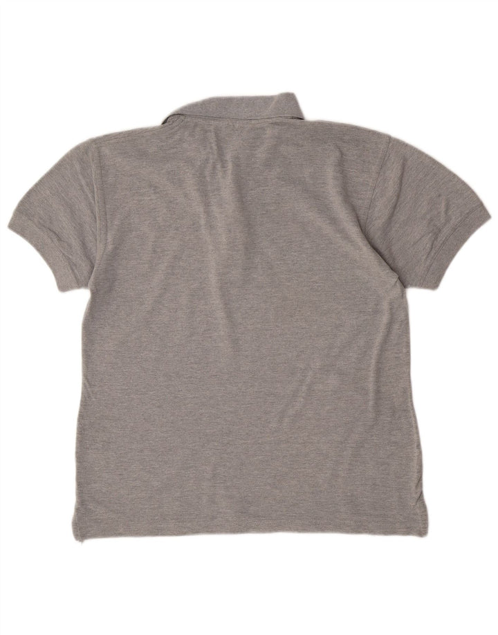 Tricou polo Reebok pentru bărbați, bumbac, gri mediu