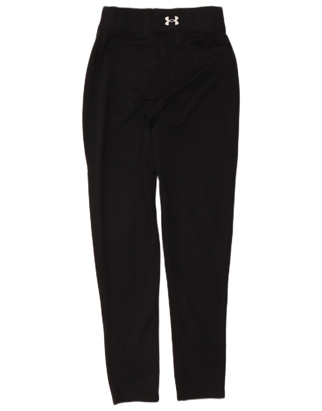 Pantaloni casual subțiri pentru femei Under Armour, poliester negru mic