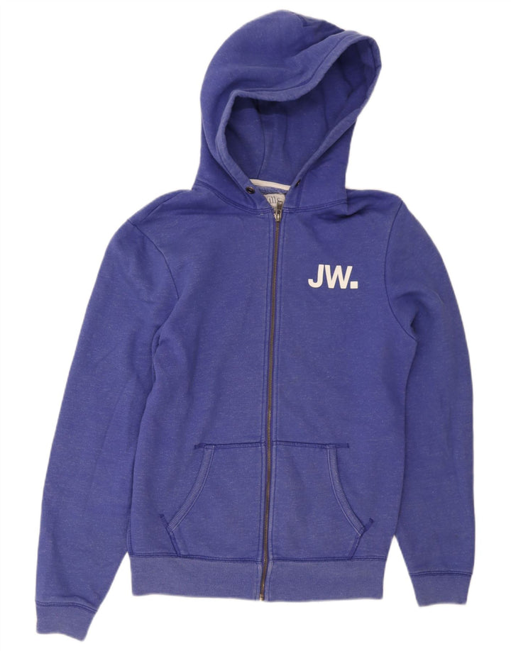 Pulover Jack Wills pentru bărbați, cu fermoar grafic, bumbac albastru mediu