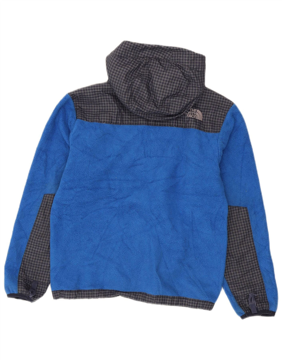 Jachetă fleece cu glugă The North Face pentru băieți 10-11 ani, mediu albastru Check