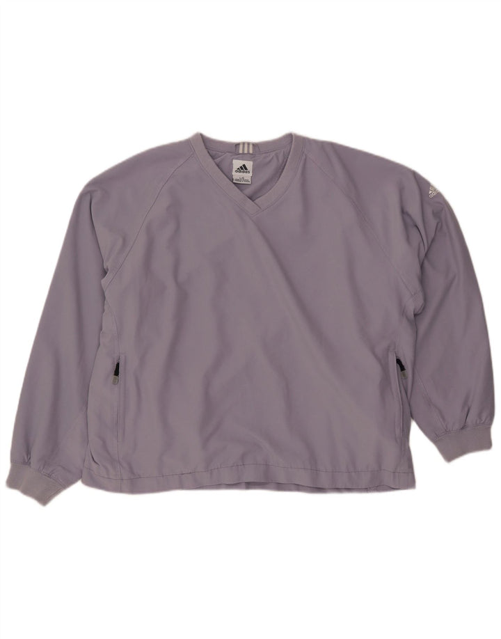 ADIDAS pentru femei Climashell Pullover Trening Top UK 16 Large Purple