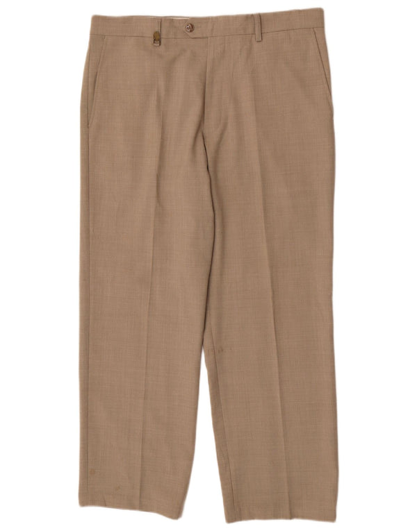 Farah Pantaloni drepți pentru bărbați L36 L29 poliester bej