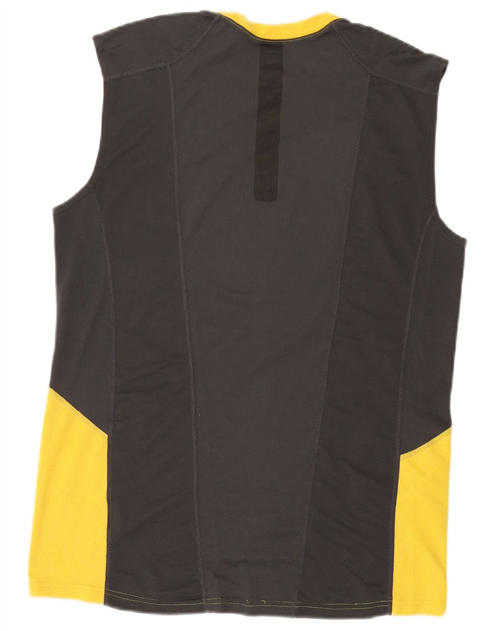 Vesta Nike Dri Fit pentru bărbați, mic, galben, din poliester