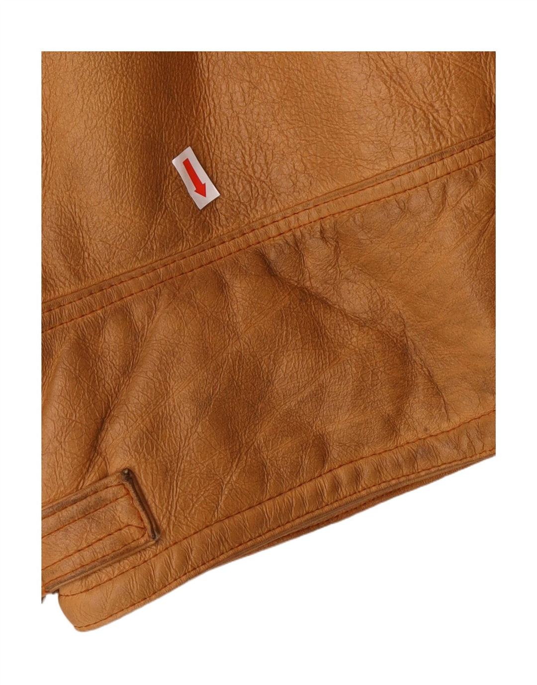 Jachetă vintage pentru bărbați din shearling IT 52 XL maro din shearling