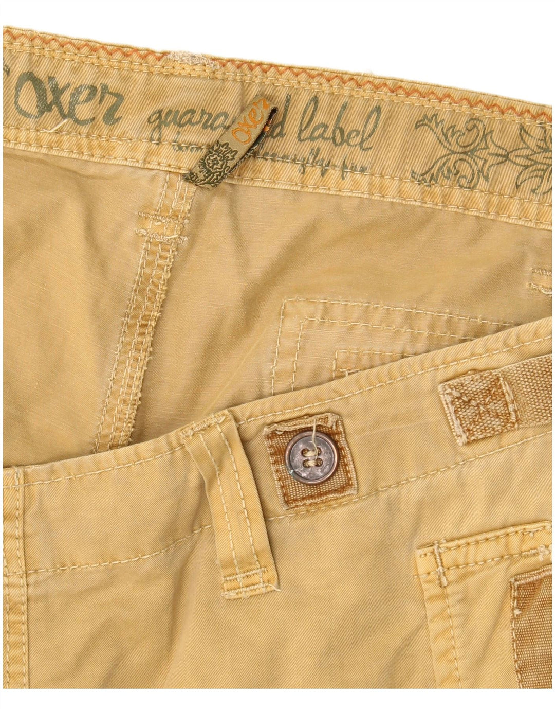 Pantaloni scurți cargo grafic OXER pentru bărbați W40 XL bej