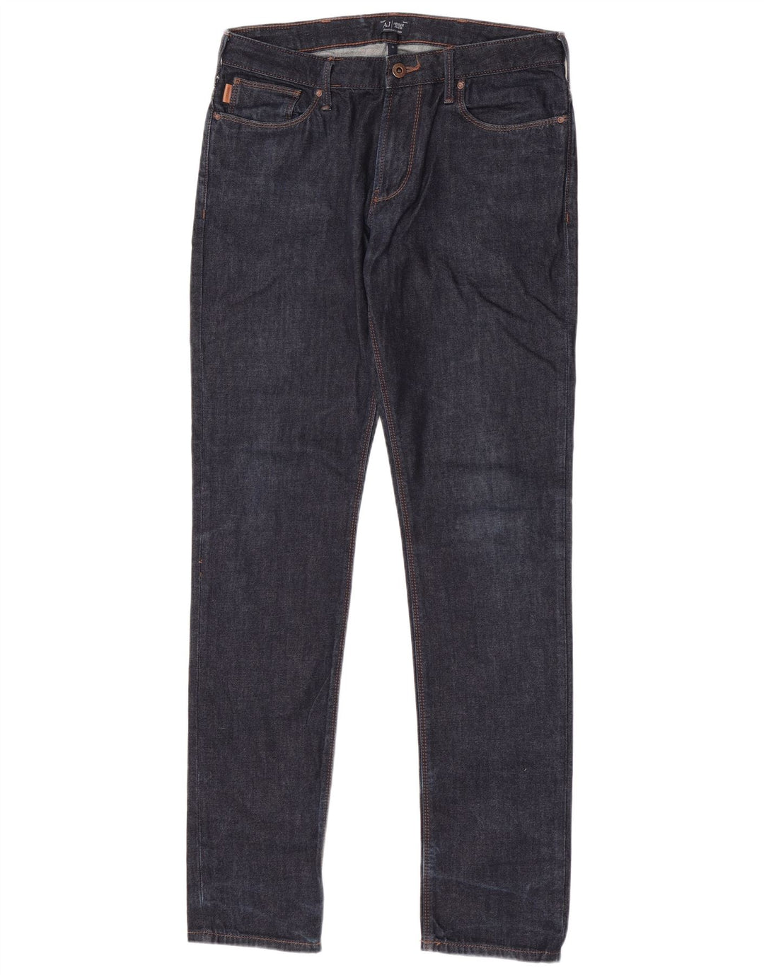 Blugi slim pentru bărbați Armani W31 L33 bumbac bleumarin