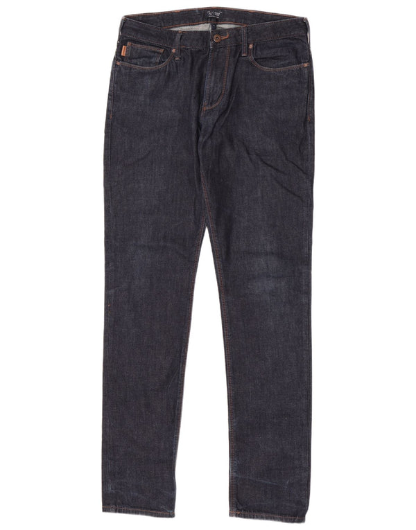 Blugi slim pentru bărbați Armani W31 L33 bumbac bleumarin