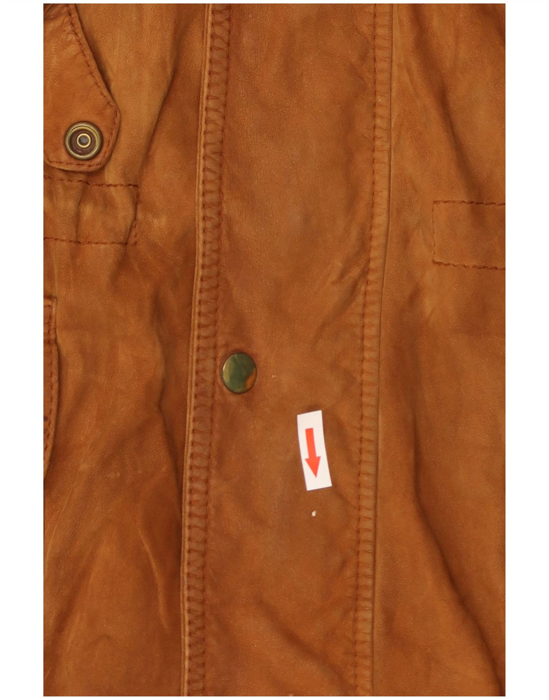 Jachetă vintage pentru bărbați din piele intoarsa IT 54 2XL din piele maro